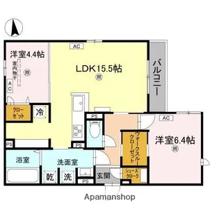 クラシスト千里丘上【3階】の間取り