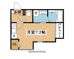 グレイス千里丘【1階】の間取り
