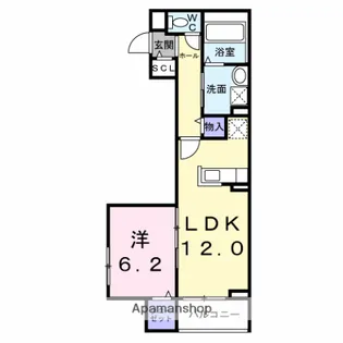 ピュアメゾン美沢【3階】の間取り