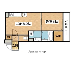 クリエオーレ原町【3階】の間取り