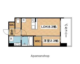 セレニテ江坂エクラ【8階】の間取り