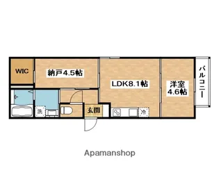 CEDAR HALL YAMADA TWO【2階】の間取り