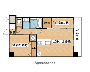 スプランディッドライズ新大阪ノース【4階】の間取り
