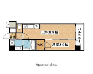 スプランディッドライズ新大阪ノース【2階】の間取り