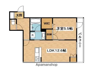 大阪府吹田市昭和町【マンション】の間取り