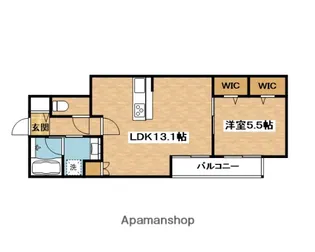 大阪府吹田市昭和町【マンション】の間取り