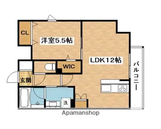 大阪府吹田市昭和町【マンション】の間取り