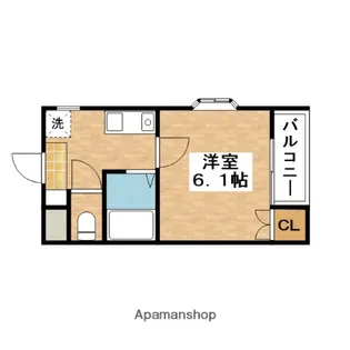 フィールド岸部【3階】の間取り