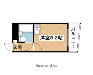 大阪府吹田市元町【マンション】の間取り