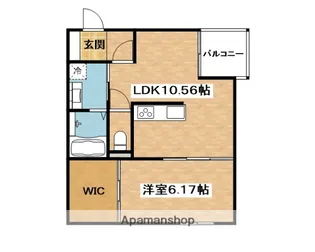 ヴェルメゾン吹田寿町【1階】の間取り