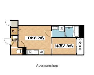 MAXIV CITY大阪吹田【2階】の間取り