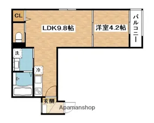 MAXIV CITY大阪吹田【1階】の間取り