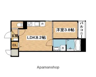 MAXIV CITY大阪吹田【4階】の間取り