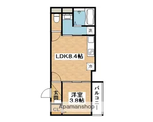 MAXIV CITY 大阪吹田【1階】の間取り