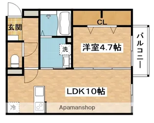リアコート吹田泉町【1階】の間取り