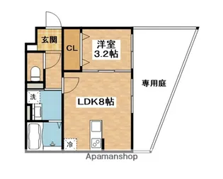 リアコート吹田泉町【1階】の間取り