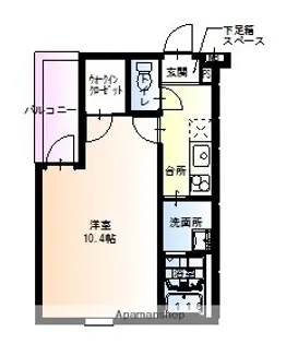 フジパレス瑞光Ⅹ番館【2階】の間取り