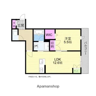 大阪府吹田市昭和町【マンション】の間取り