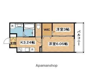 WORVE吹田江坂【2階】の間取り