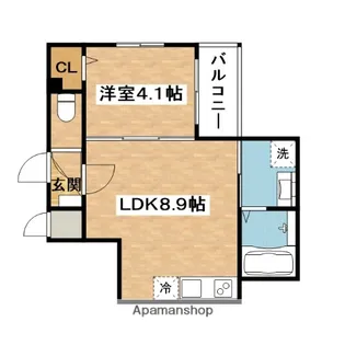 ヴェルメゾン新大阪【2階】の間取り