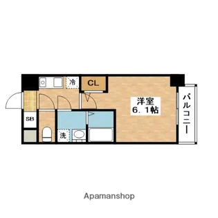 大阪府摂津市千里丘東1丁目【マンション】の間取り