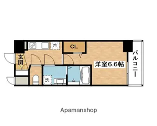 ファーストフィオーレ吹田レガーメ【2階】の間取り