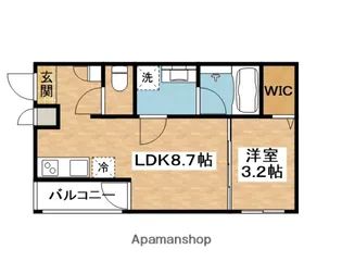 MOVE吹田SOUTH【3階】の間取り