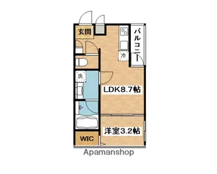MOVE吹田SOUTH【1階】の間取り
