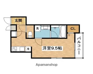 MOVE吹田SOUTH【3階】の間取り