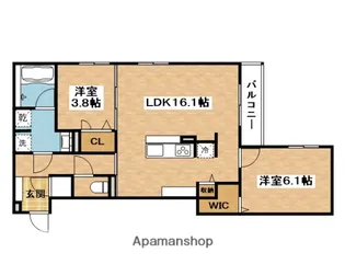 スペチアーレ小松【3階】の間取り