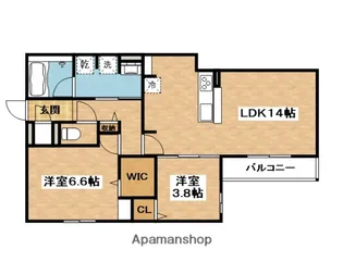スペチアーレ小松【3階】の間取り