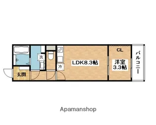 リブレメゾン淡路Ⅰ【2階】の間取り