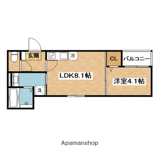 JIN Residence吹田【1階】の間取り