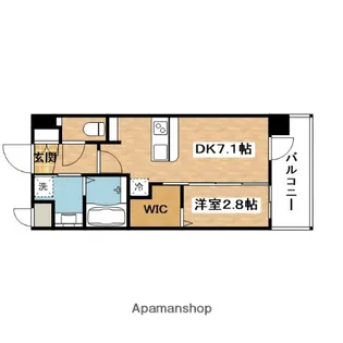 エステムコート新大阪16 パルス【6階】の間取り