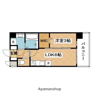 プレサンス東淀川駅前プローシェ【5階】の間取り