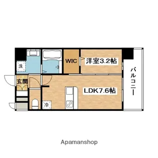 プレサンス東淀川駅前プローシェ【11階】の間取り