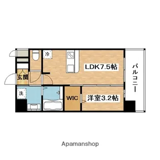 プレサンス東淀川駅前プローシェ【3階】の間取り