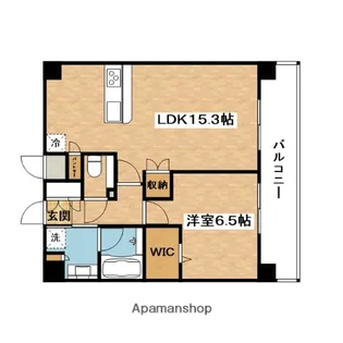 プレサンス東淀川駅前プローシェ【15階】の間取り