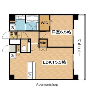 プレサンス東淀川駅前プローシェ【15階】の間取り