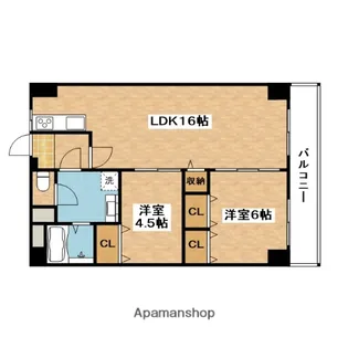 内田ロイヤルハイツ【5階】の間取り