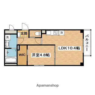 仮称)春日1丁目アパート【4階】の間取り