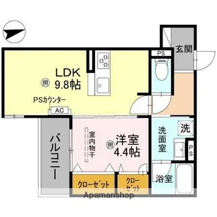 クレッシェンド6【2階】の間取り