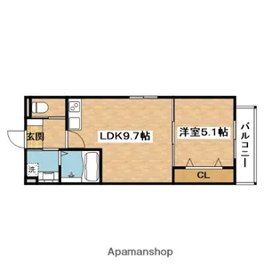 NUT SYOJAKU【1階】の間取り
