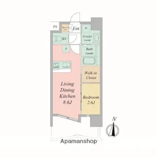 セレニテ新大阪アリエ【5階】の間取り