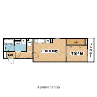SOLASIA LUFRA 吹田岸部 (ソラシアルフラ)【3階】の間取り
