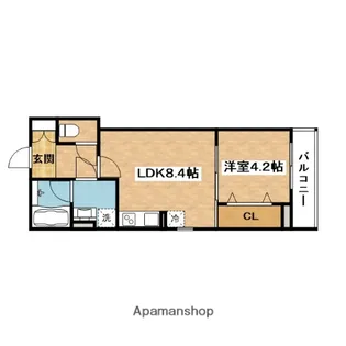 SOLASIA LUFRA 吹田岸部 (ソラシアルフラ)【3階】の間取り