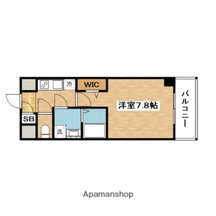 ファーストフィオーレ江坂ラディール【4階】の間取り
