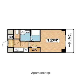 ファーストフィオーレ江坂ラディール【1階】の間取り
