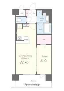 セイワパレス新大阪【8階】の間取り