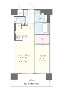 セイワパレス新大阪【5階】の間取り
